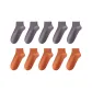 10 Pack (Dark Gray 5+Show Red 5)