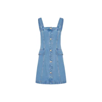MOCO Slip Dress Women's Denim Blue