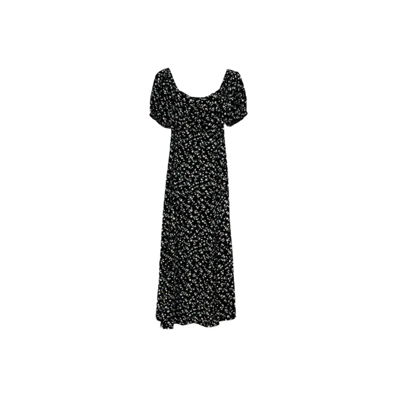 OZVO Short Sleeved Dresses Women's Black-0