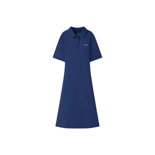 Skechers Short Sleeved Dresses Women's Medieval Blue