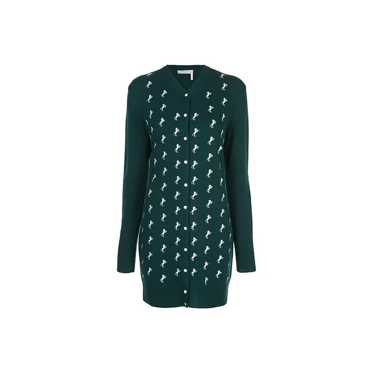 Chloé Long Sleeved Dresses Women's Green-0