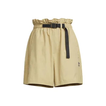 Adidas Originals x ZHANGCHANGXIONG LIANMINGKUAN NAGABA SPORTSWEAR SS23 Casual Shorts Women's Khaki