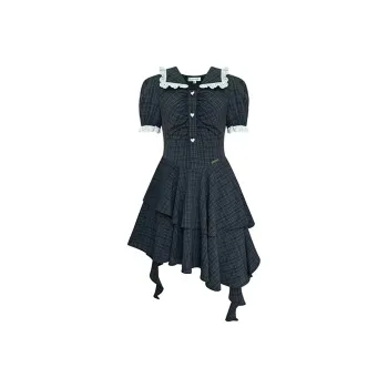 Incolore Short-Sleeved Dresses Women's Black