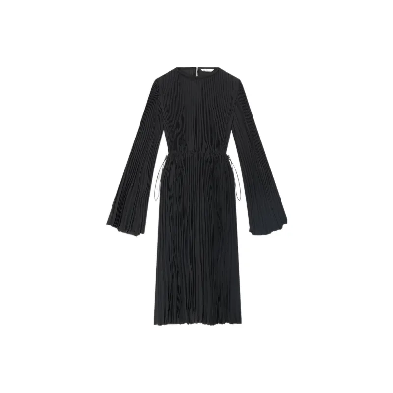 Balenciaga FW22 Long Sleeved Dresses Women's Black-0