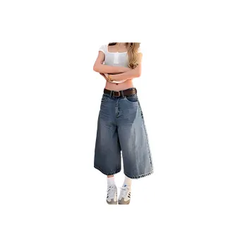 TONYBEAR Denim Shorts Unisex Blue
