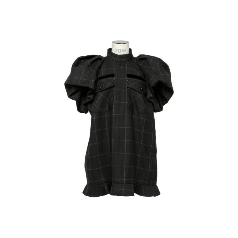 Sacai Windowpane Dress-0