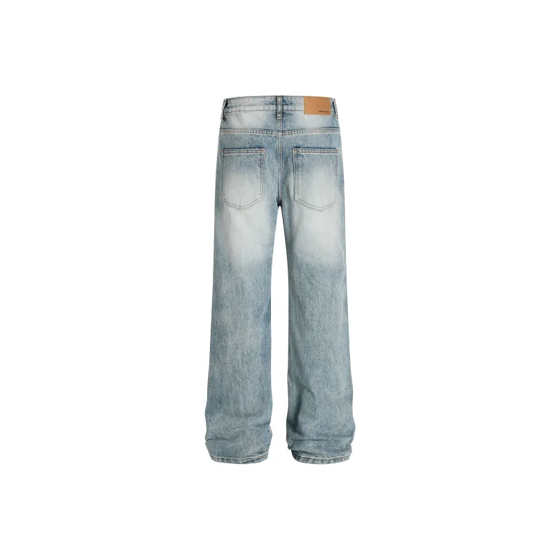 GBXM Jeans Unisex Washed Blue-2