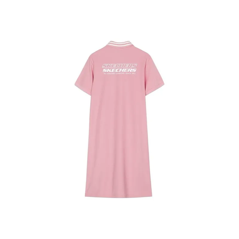 Skechers Colorful Short-Sleeved Dresses Women's-5