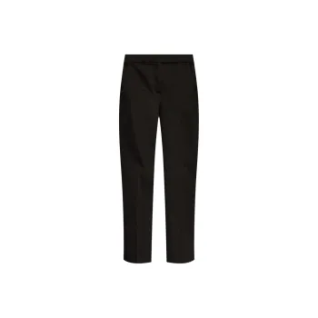 MaxMara Okra Pleat Detailed Cropped Trousers
