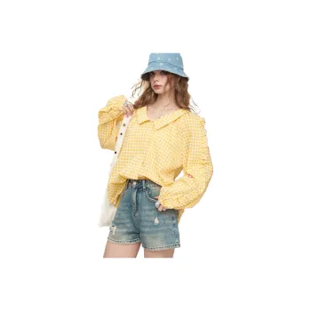 ELF SACK Shirts Women's Cream Yellow