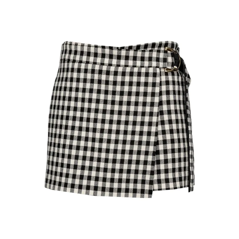 PINKO Casual Shorts Women's Black/White-0