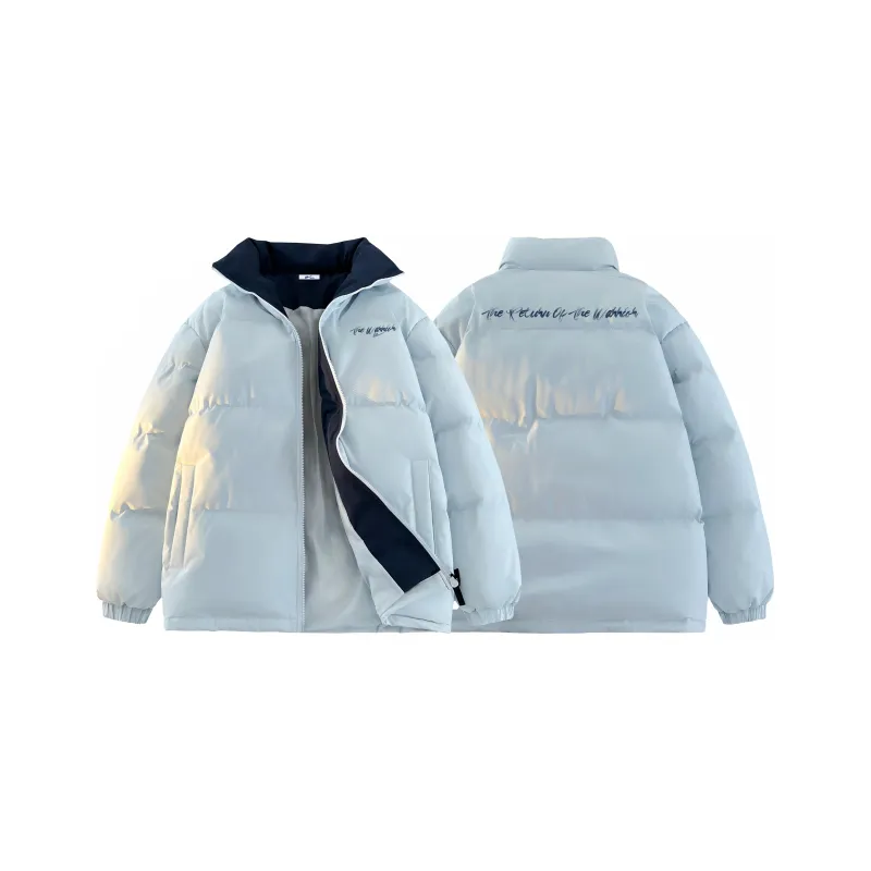 Warrior Ride The Wind Collection Open Ended Smile Collection Puffer Jacket Unisex-4