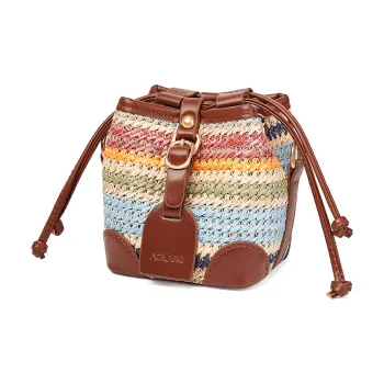 AOKANG Fabric Bucket Bag, Shoulder Bag, Crossbody Bag Women's Multicolor