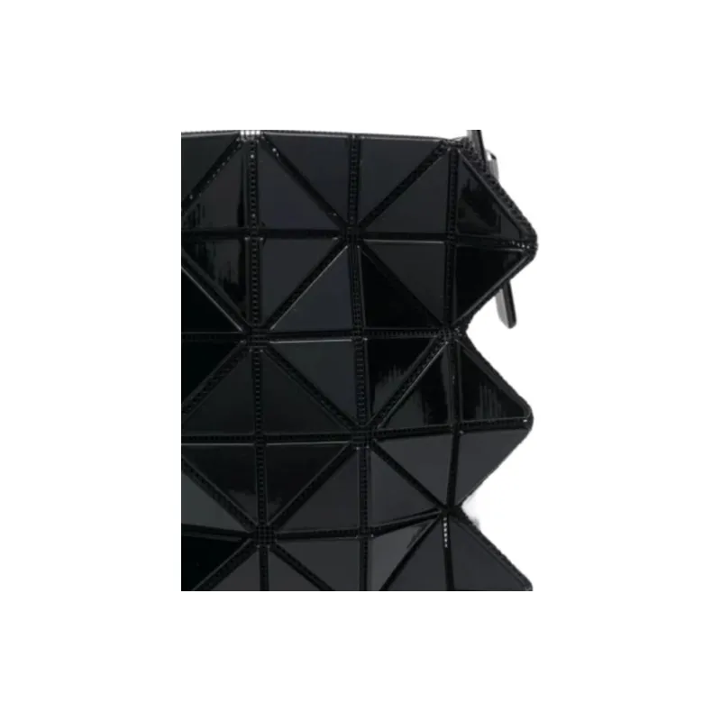 ISSEY MIYAKE Synthetic Leather Handbag Women's Black-2