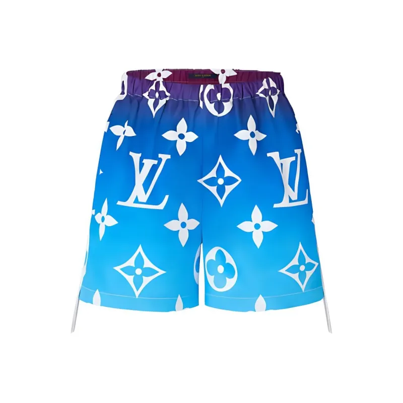 LOUIS VUITTON Casual Shorts Women's Blue-0