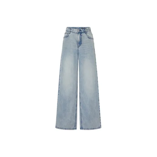 MO&CO 데님 블루 여성 청바지