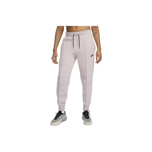 Nike Sportswear Tech Fleece Knitted Sports Pants Women's White Gold Purple