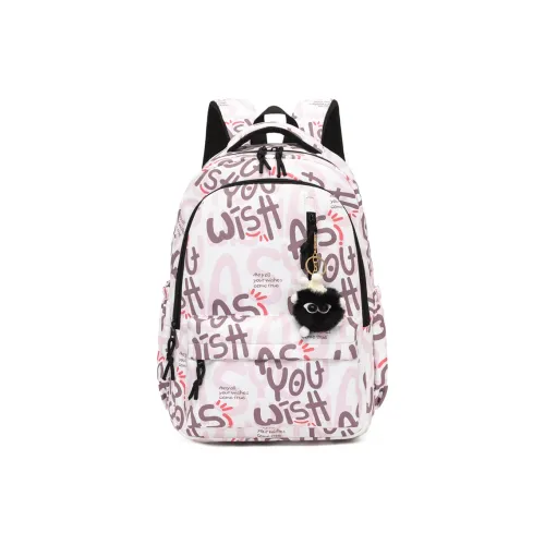 BRABOSTON Oxford Backpack Unisex Pink/blue/black/beige