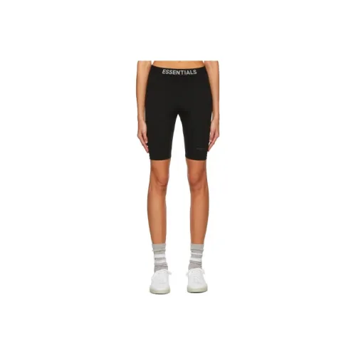 Fear Of God Essentials FW20 Athletic Bike Shorts Black Casual Shorts Women's Black