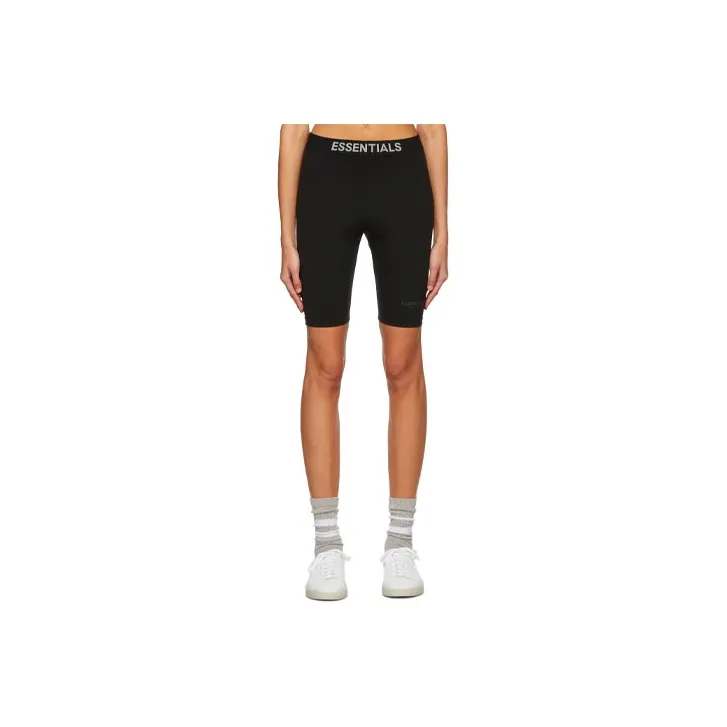 Fear Of God Essentials FW20 Athletic Bike Shorts Black Casual Shorts Women's Black-0