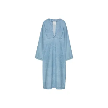 Valentino Long-Sleeved Dresses Women's Blue