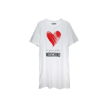 MOSCHINO Short Sleeved Dresses Women's White
