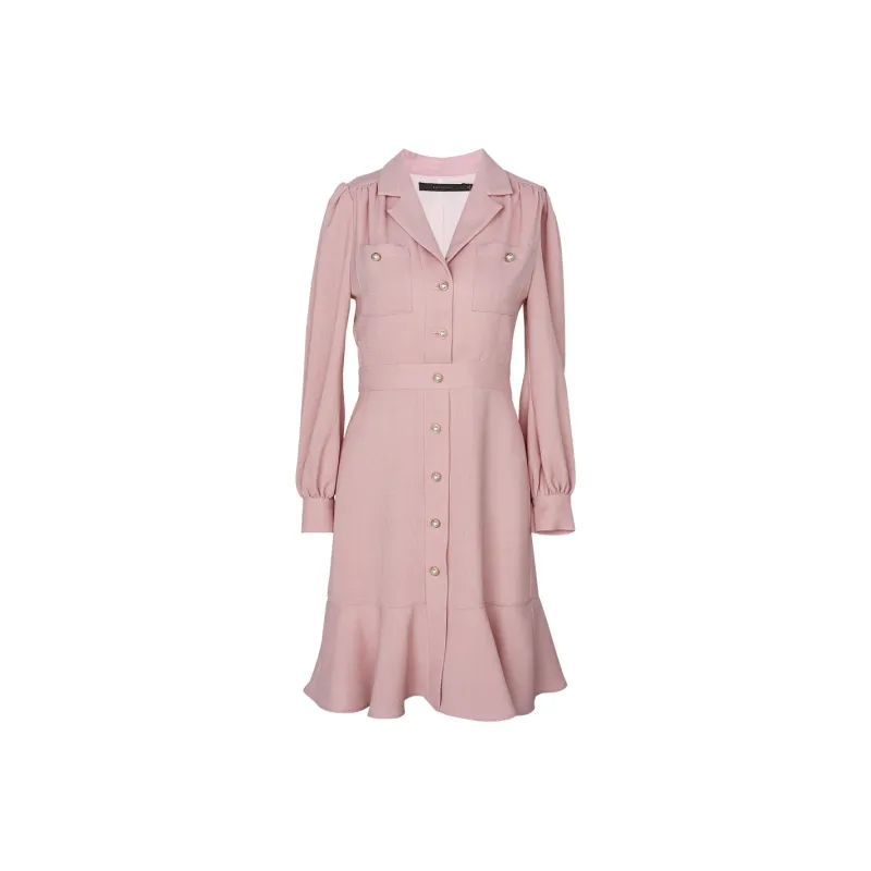 ROEYSHOUSE Long Sleeved Dresses Women's Pink-0