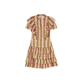 Sandro Short-Sleeved Dresses Women's Multicolor