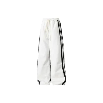 KRISTALIA Casual Pants Unisex Black White