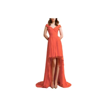 Gemy Maalouf Short-Sleeved Dresses Women's Orange