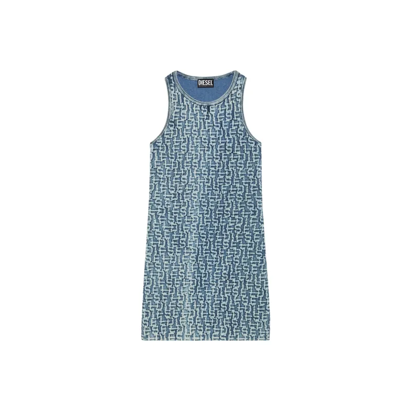 DIESEL Sleeveless Dresses Women's Blue-0