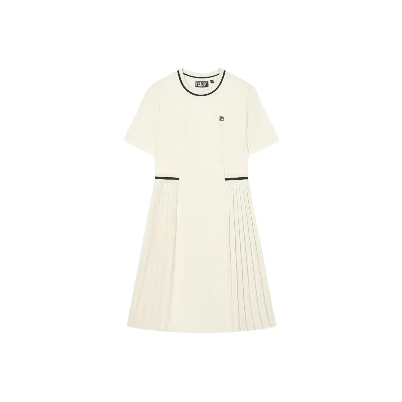 FILA Short Sleeved Dresses Women's Yellow-0