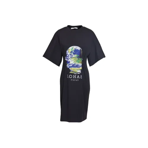 SUPIN Short-Sleeved Dresses Women's Black