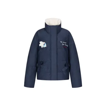 BETWEENAND Puffer Jacket Women's Denim