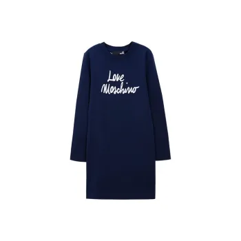 MOSCHINO Long-Sleeved Dresses Women's Blue