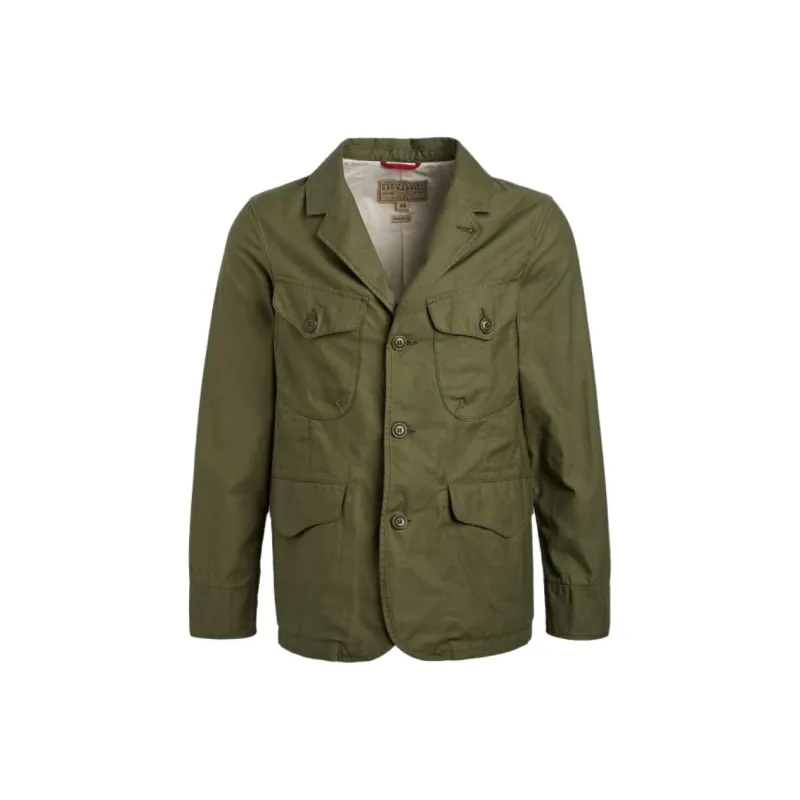 MANIFATTURA CECCARELLI SS25 Bush Jacket Jackets & Coats Men's Olive Green-0