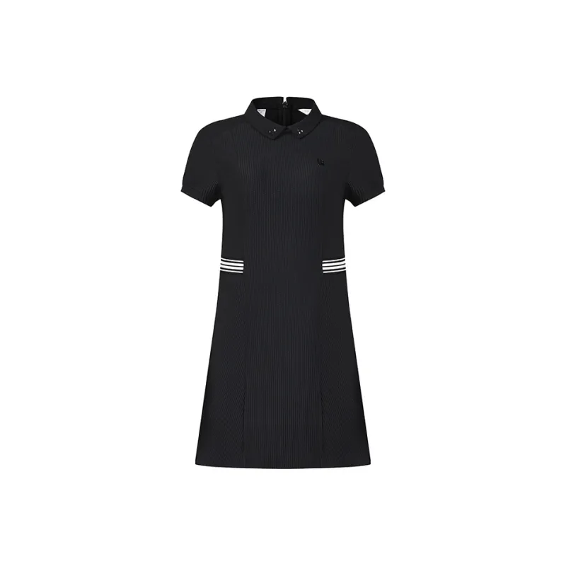 FILA Short Sleeved Dresses Women's Pitch Black-0