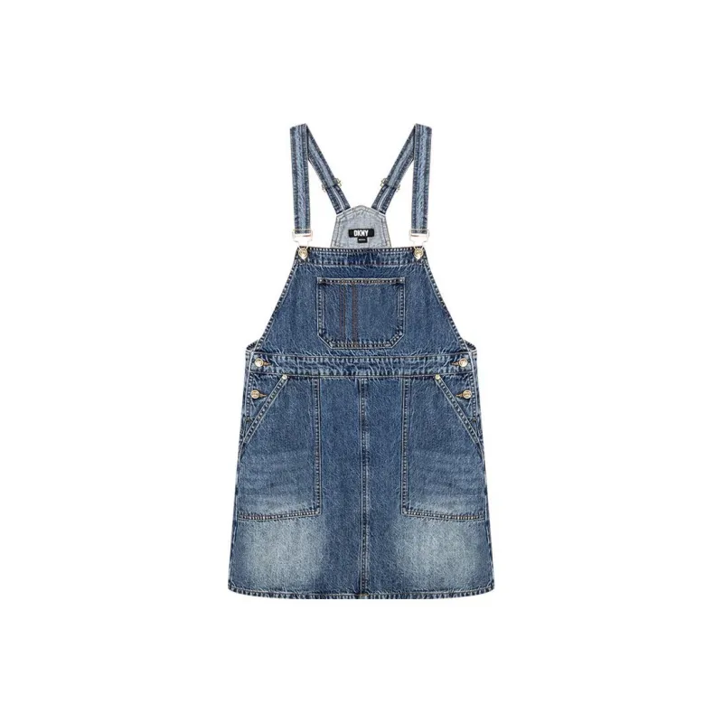 DKNY Sleeveless Dresses Women's Medium Denim Blue-0