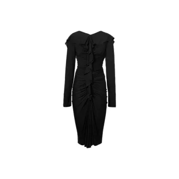 Burberry Long Sleeved Dresses Women's Black