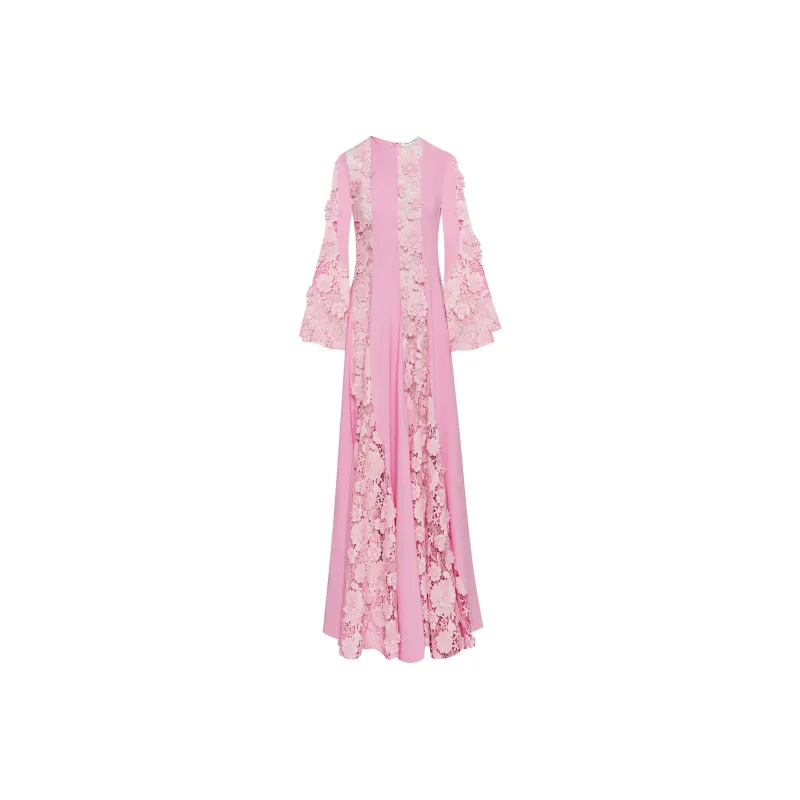 OSCAR DE LA RENTA SS24 Long-Sleeved Dresses Women's Pink-0
