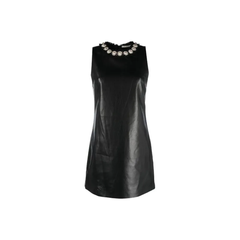 ALICE+OLIVIA Sleeveless Dresses Women's Black-0