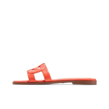COLE HAAN Rubber Sole Slip Resistant Slide Slippers Women's Orange