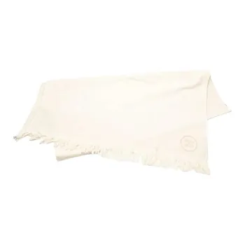 CHANEL 2010 2024 Cc Cotton Fringe Stole Scarves