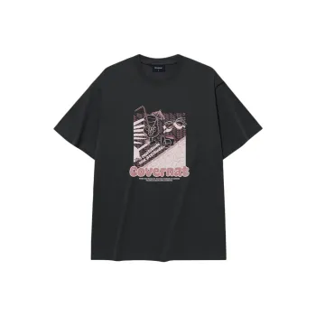 COVERNAT SS25 T Shirt Unisex Charcoal Gray