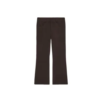 ZARA ZW Series Casual Pants Women's Chocolate Brown