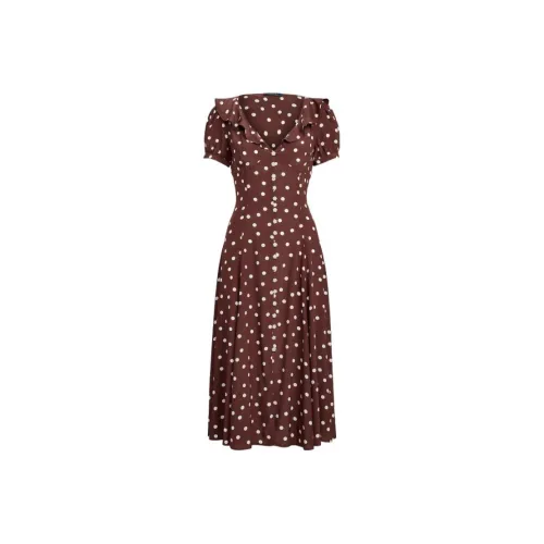 Polo Ralph Lauren Short-Sleeved Dresses Women's Brown