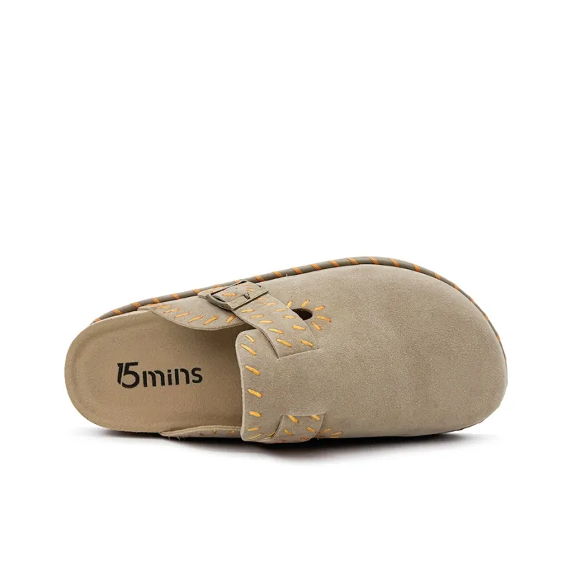 15 MINS Rubber Sole Stitching Abrasion Resistant Slip Resistant Birkenstock Shoes Unisex-2