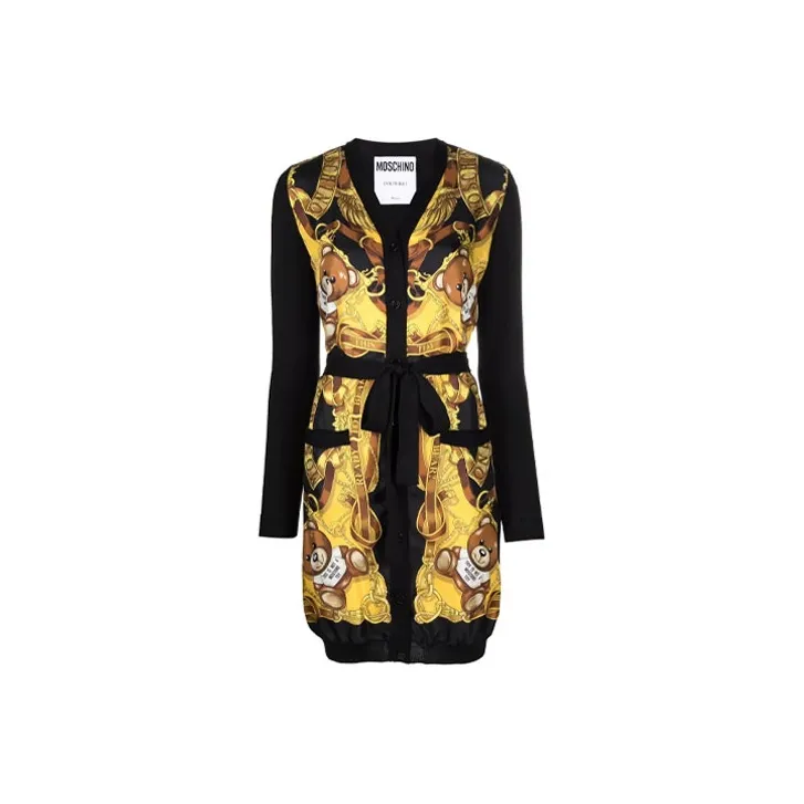 MOSCHINO Long-Sleeved Dresses Women's Yellow-0
