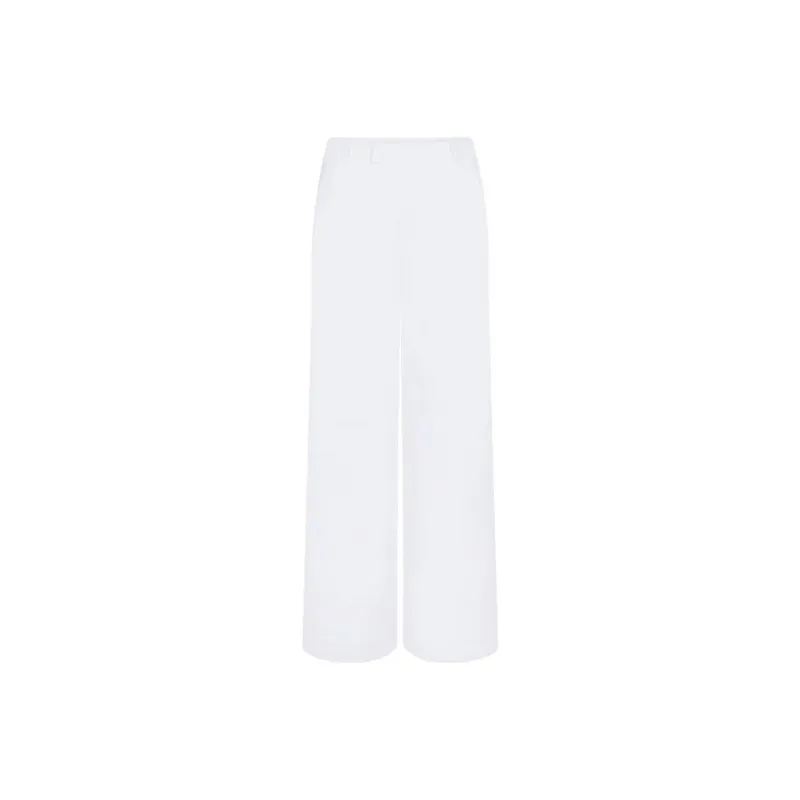 Khy SS24 DROP 007 Poplin Low Rise Trouser Casual Pants Women's White/White-0