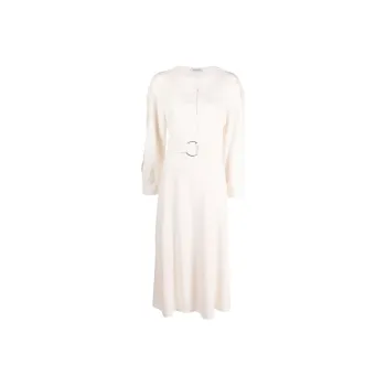 RODEBJER Long Sleeved Dress Women's White